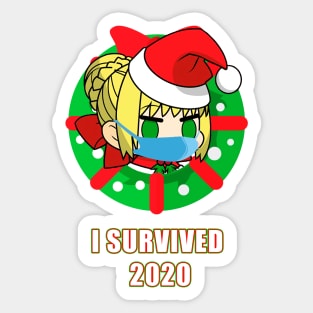 I Survived 2020 Padoru Sticker